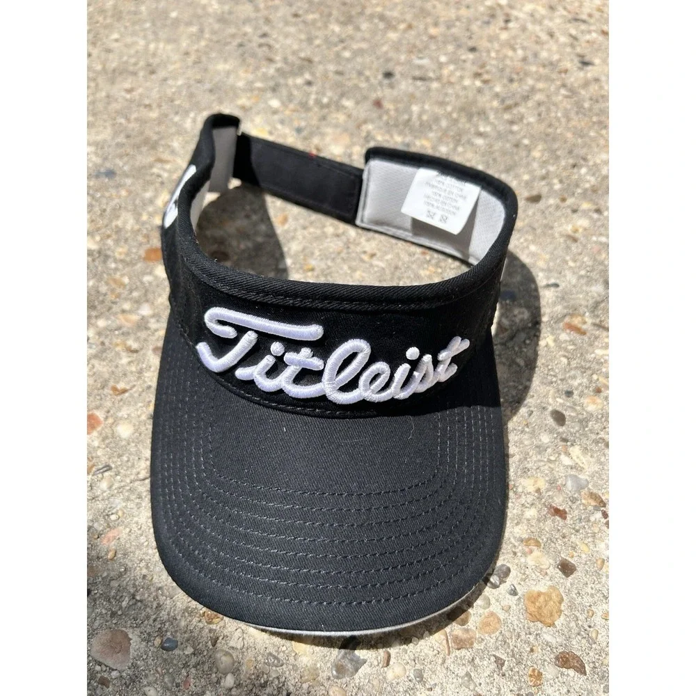 Titleist Pro V1 Golf Visor Black Cap Hat